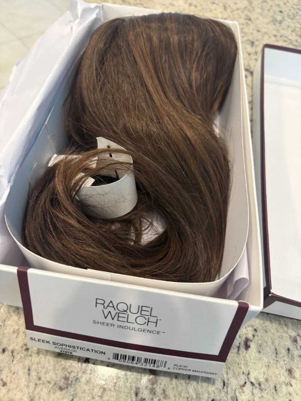 Sleek Sophistication Raquel Welch in Copper Mahogany